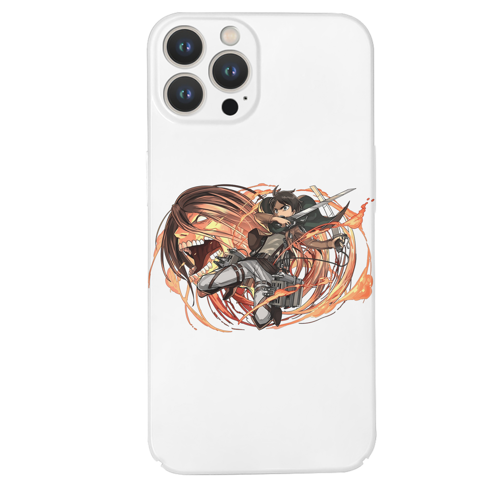 （画像用） 進撃の巨人 エレン･イェーガー Attack on Titan Eren Jäger 【iPhone 14シリーズ対応】ハードケース
